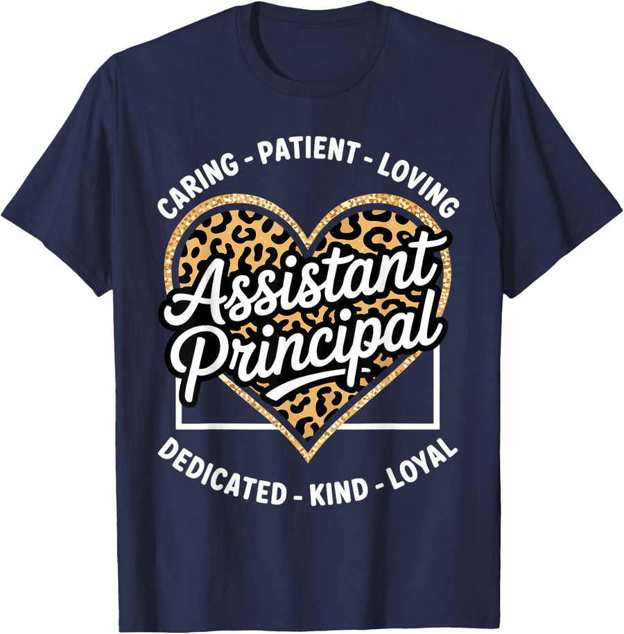Funny Assistant Principal Art for Men Women Asst Principal T-Shirt - Navy Blue