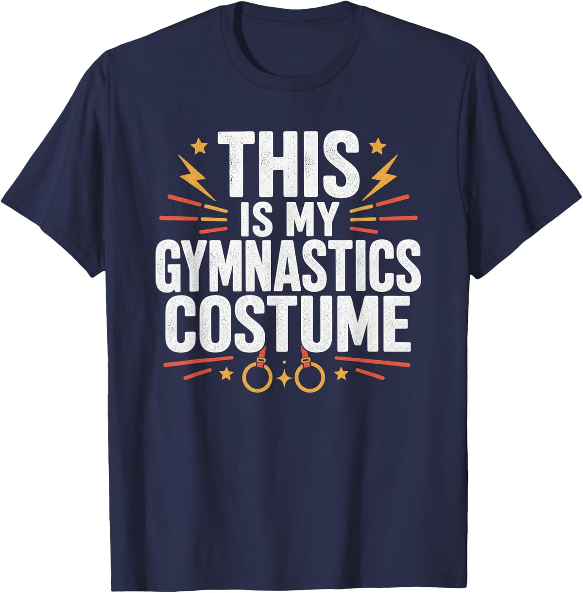 Gymnastics Costume Halloween T-Shirt - Navy Blue