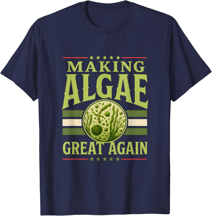 Making Algae Great Again T-Shirt - Navy Blue