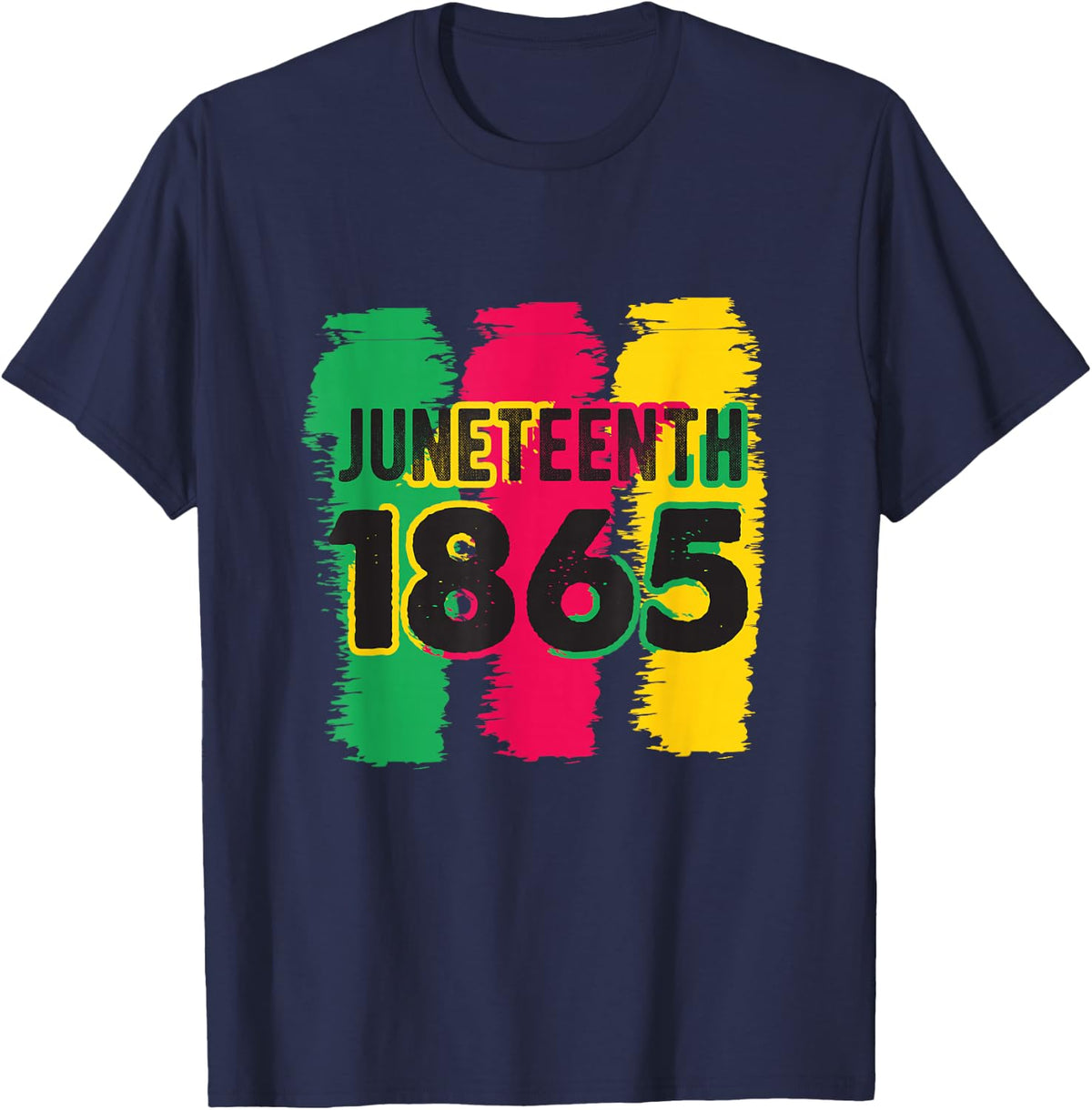 Juneteenth 1865 T-Shirt - Navy Blue