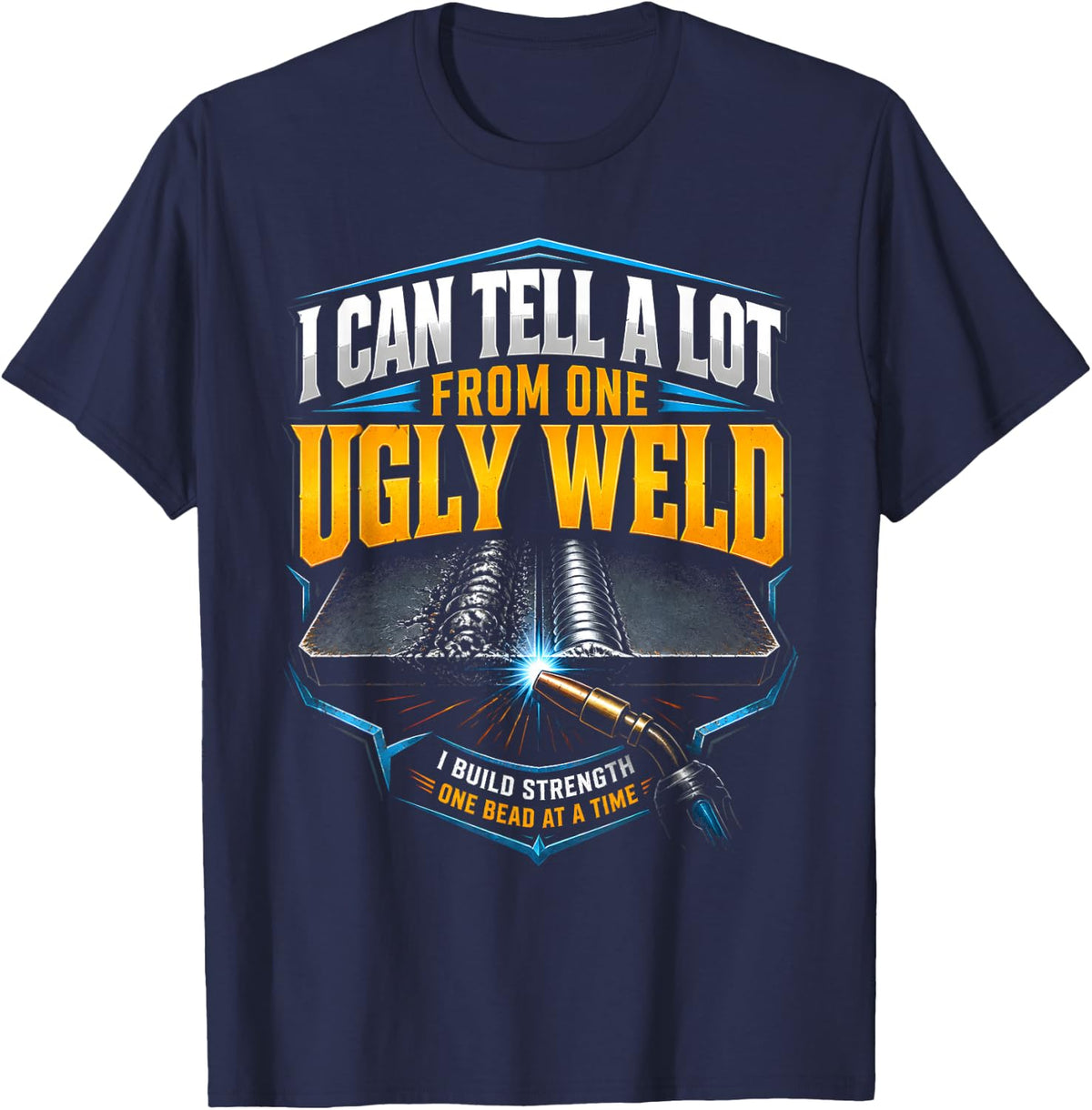 Welder Gifts for Men Welder T-Shirt - Navy Blue