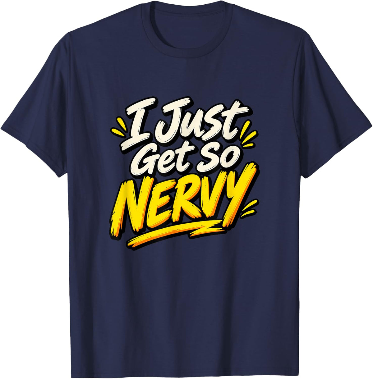 Nervous Parrot Meme Funny Internet Humor T-Shirt - Navy Blue