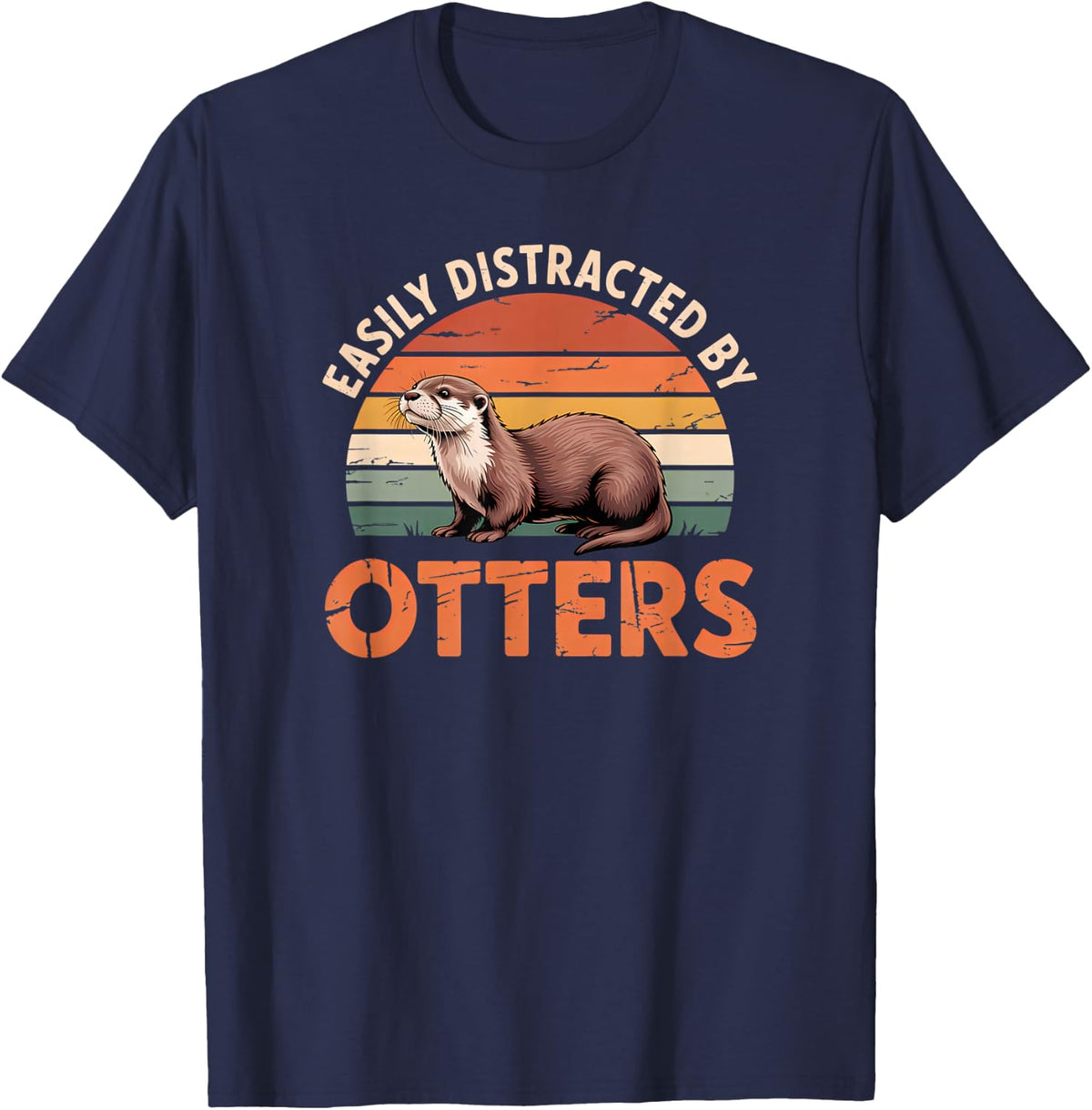Otter T-Shirt - Navy Blue