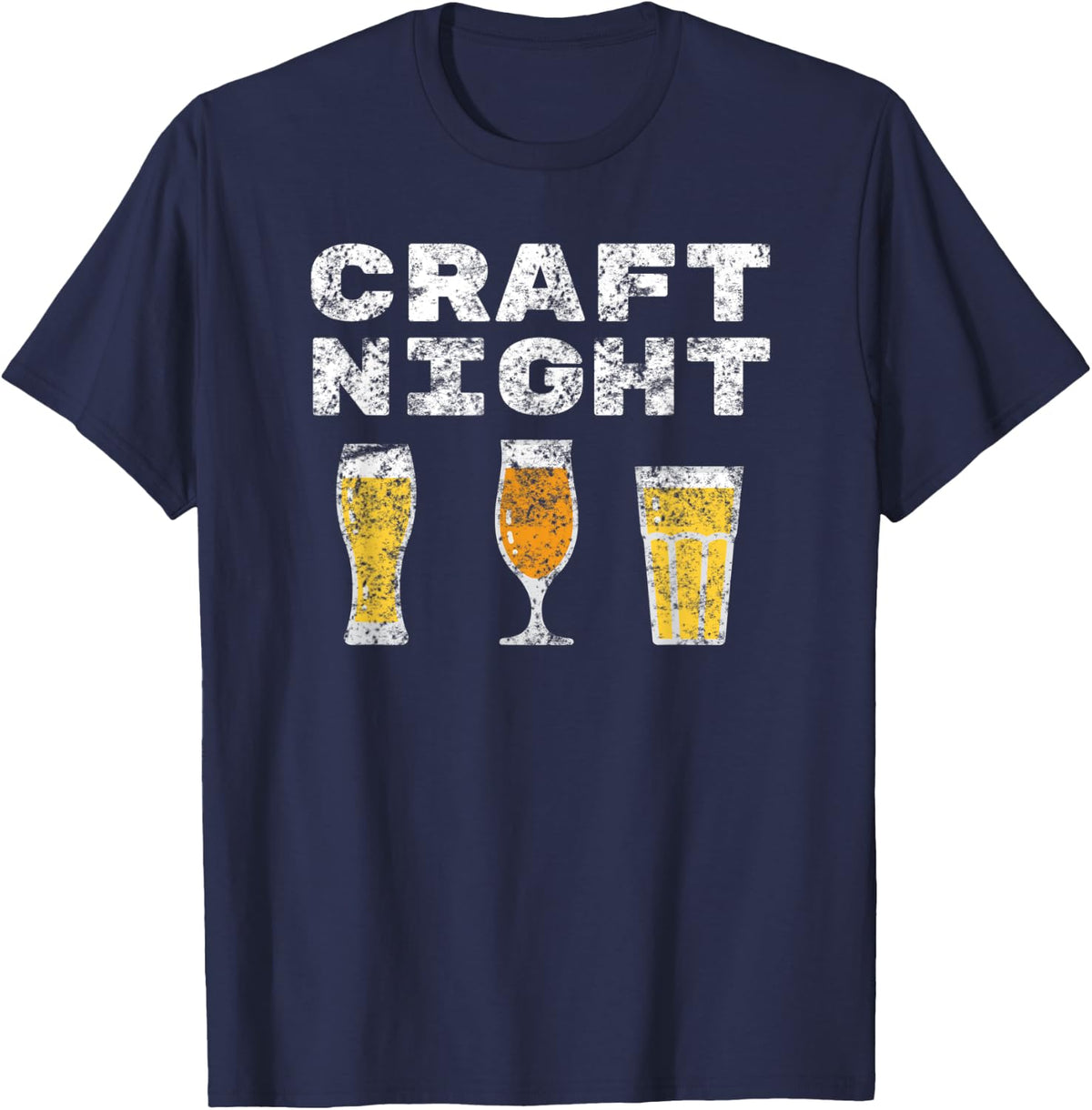 Craft Beer Shirt T-Shirt - Navy Blue