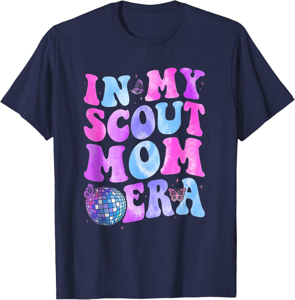 In My Scout Mom Era Mother's Day T-Shirt - Navy Blue