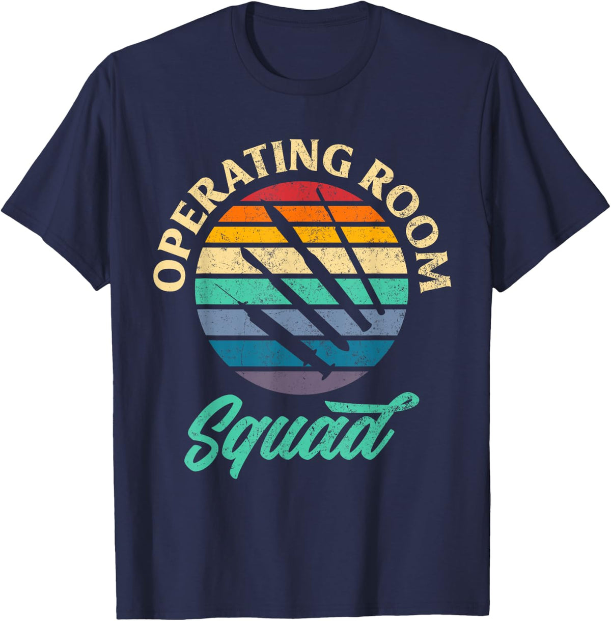 Surgical Technologist Operating Room Squad T-Shirt - Navy Blue