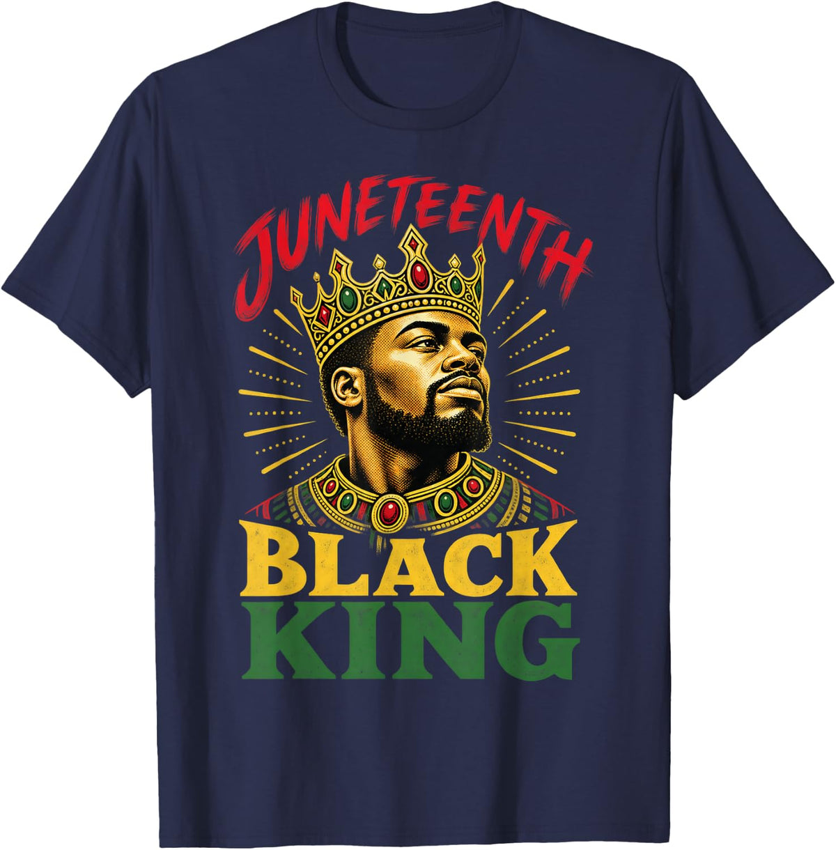 Portrait T-Shirt - Navy Blue