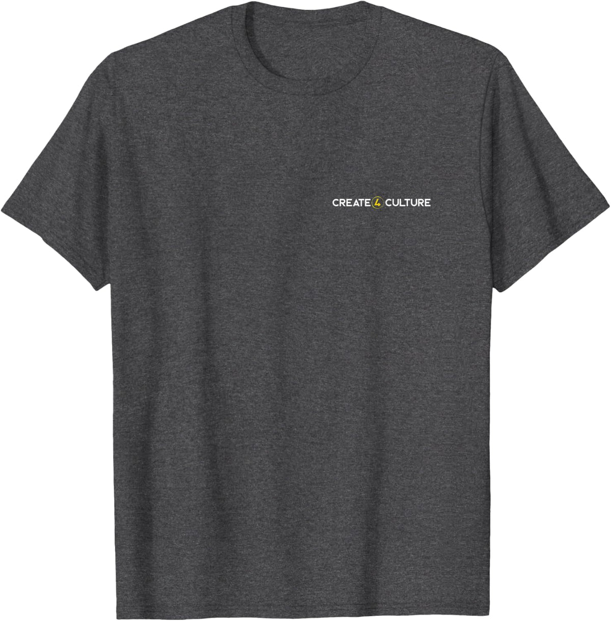 create4culture Logo T-Shirt - Dark Heather Grey