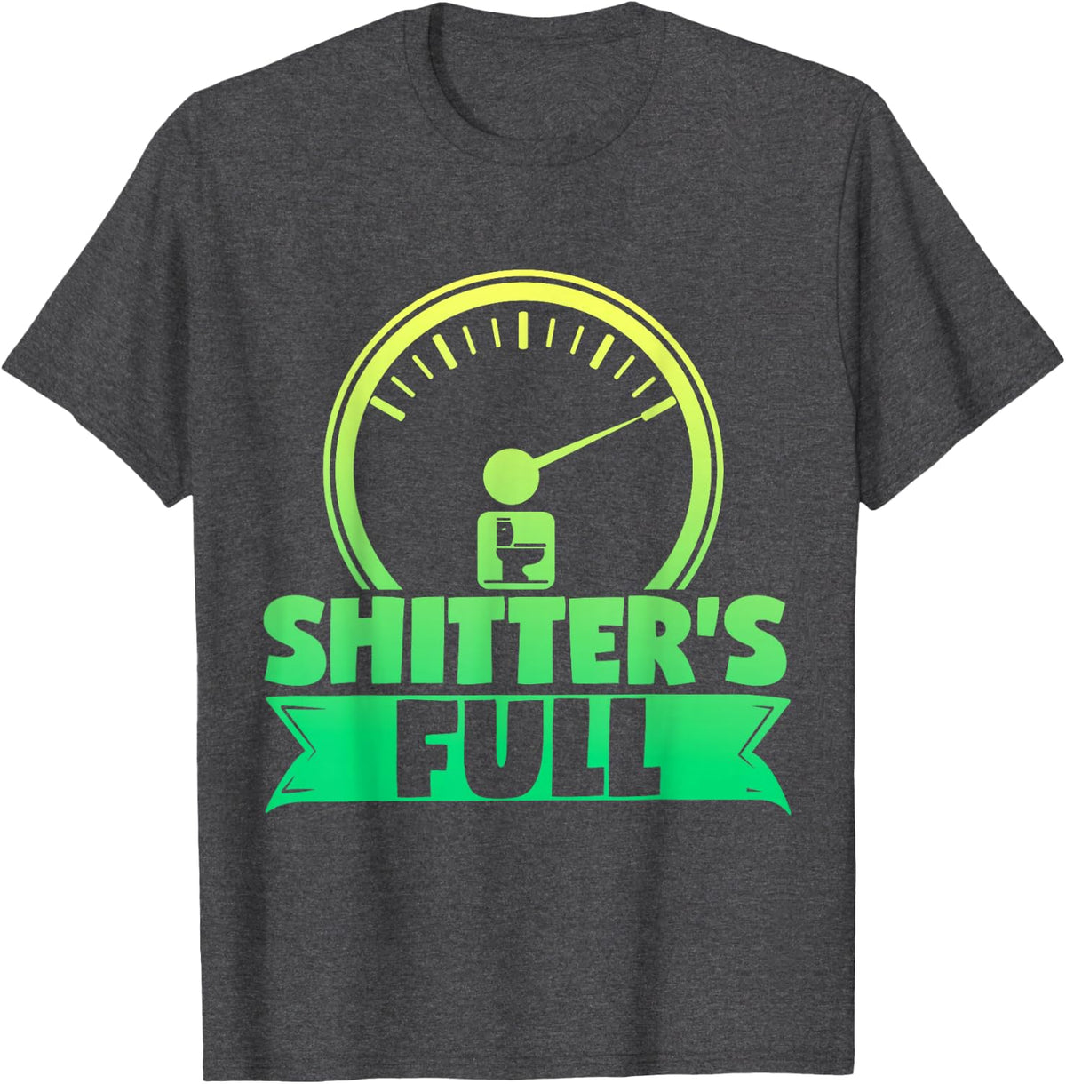 Motorhome RV Camping Camper ShitterS Full T-Shirt - Dark Heather Grey