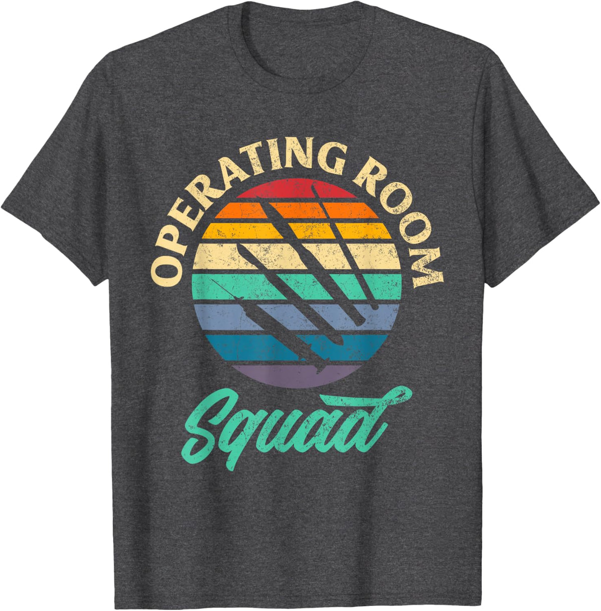Surgical Technologist Operating Room Squad T-Shirt - Dark Heather Grey