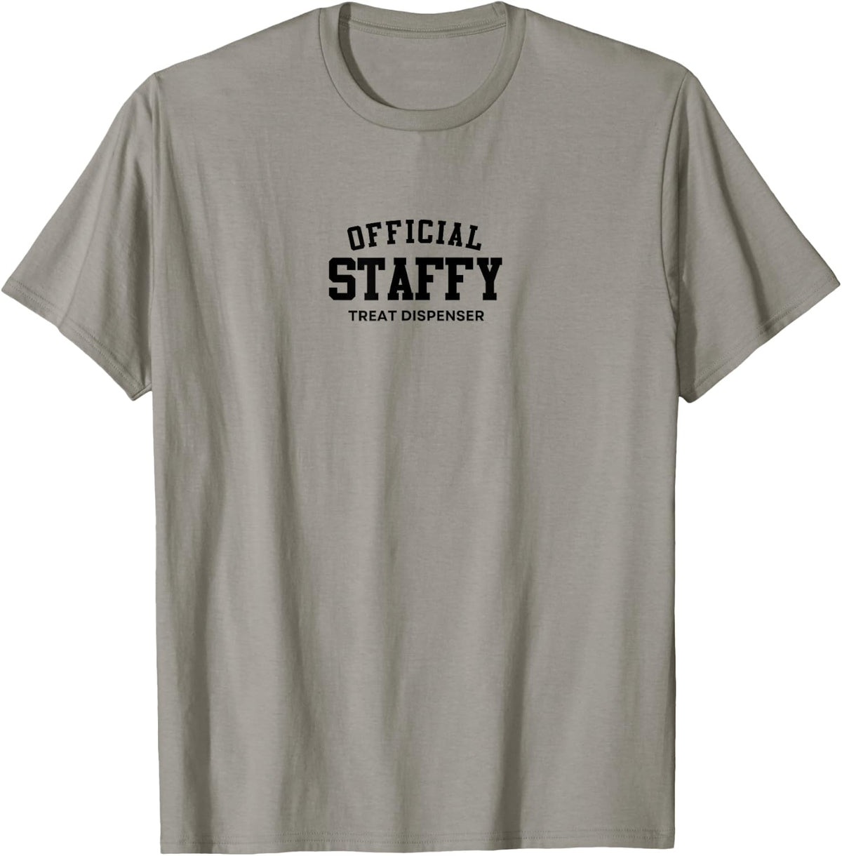 Funny Official Staffy Treat Dispenser T-Shirt - Slate Grey