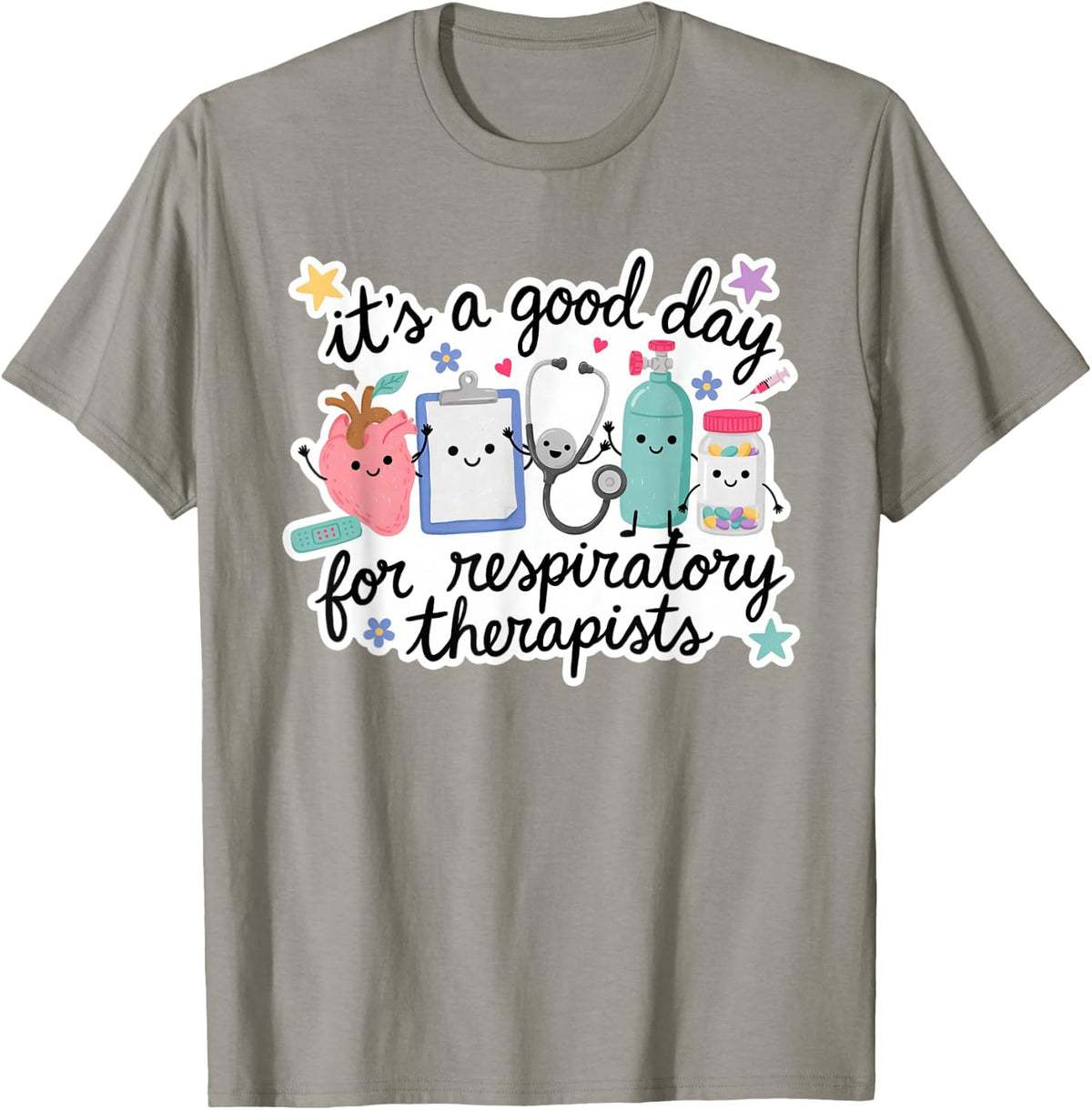 Respiratory Therapist Therapy Care Practitioner Specialist T-Shirt - Slate Grey