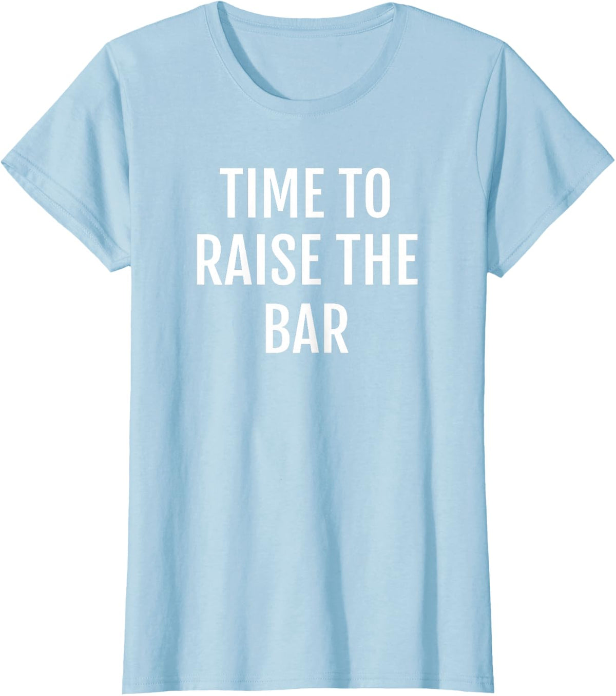 High Jump Track and Field Sports T-Shirt - Baby Blue
