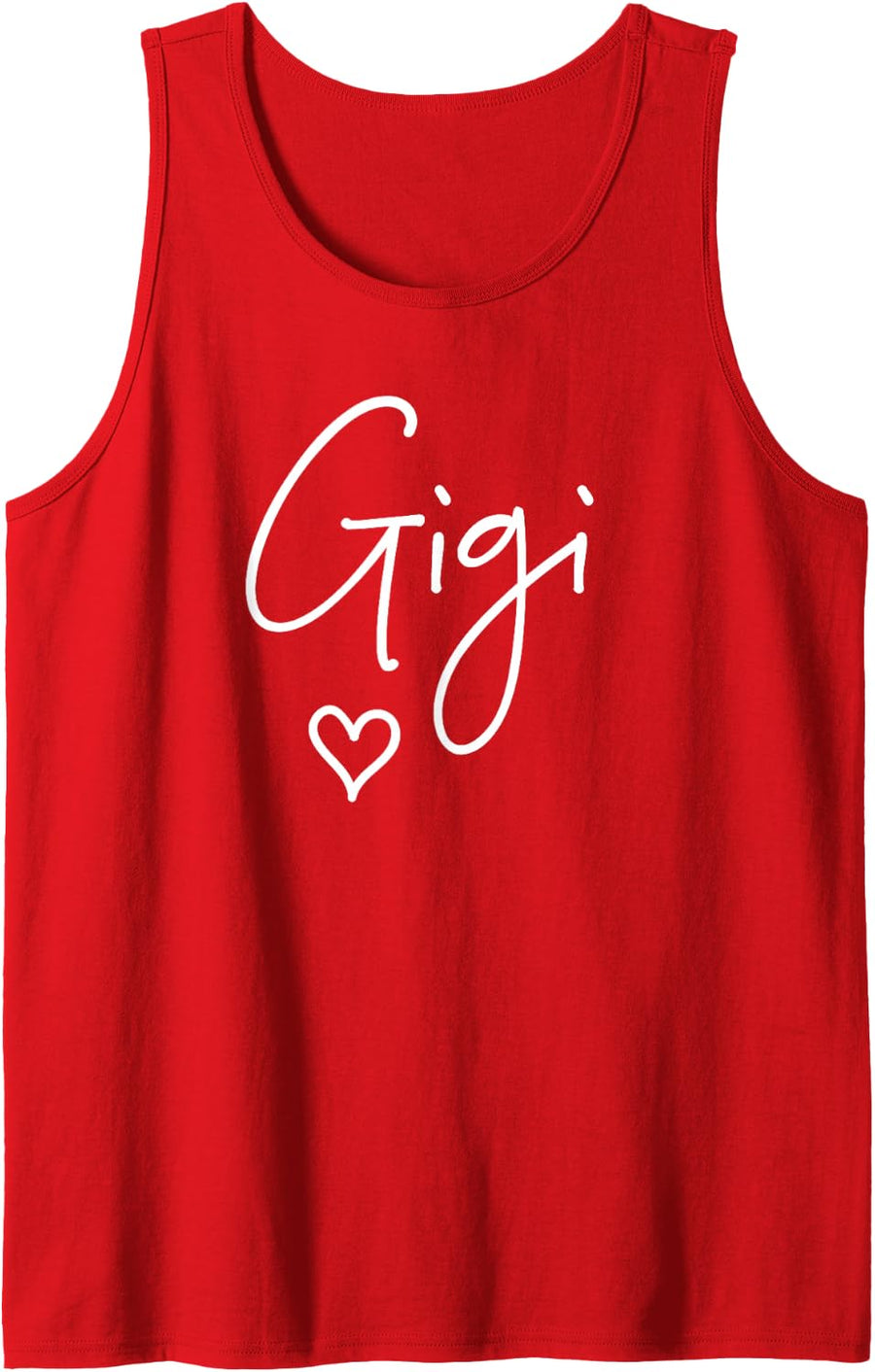 Gigi Shirt For Women Gigi Gifts For Grandma Christmas Tank Top - Red