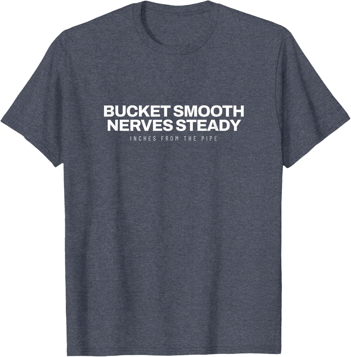 Excavator Construction Worker Operator Life Heavy Equipment T-Shirt - Heather Blue