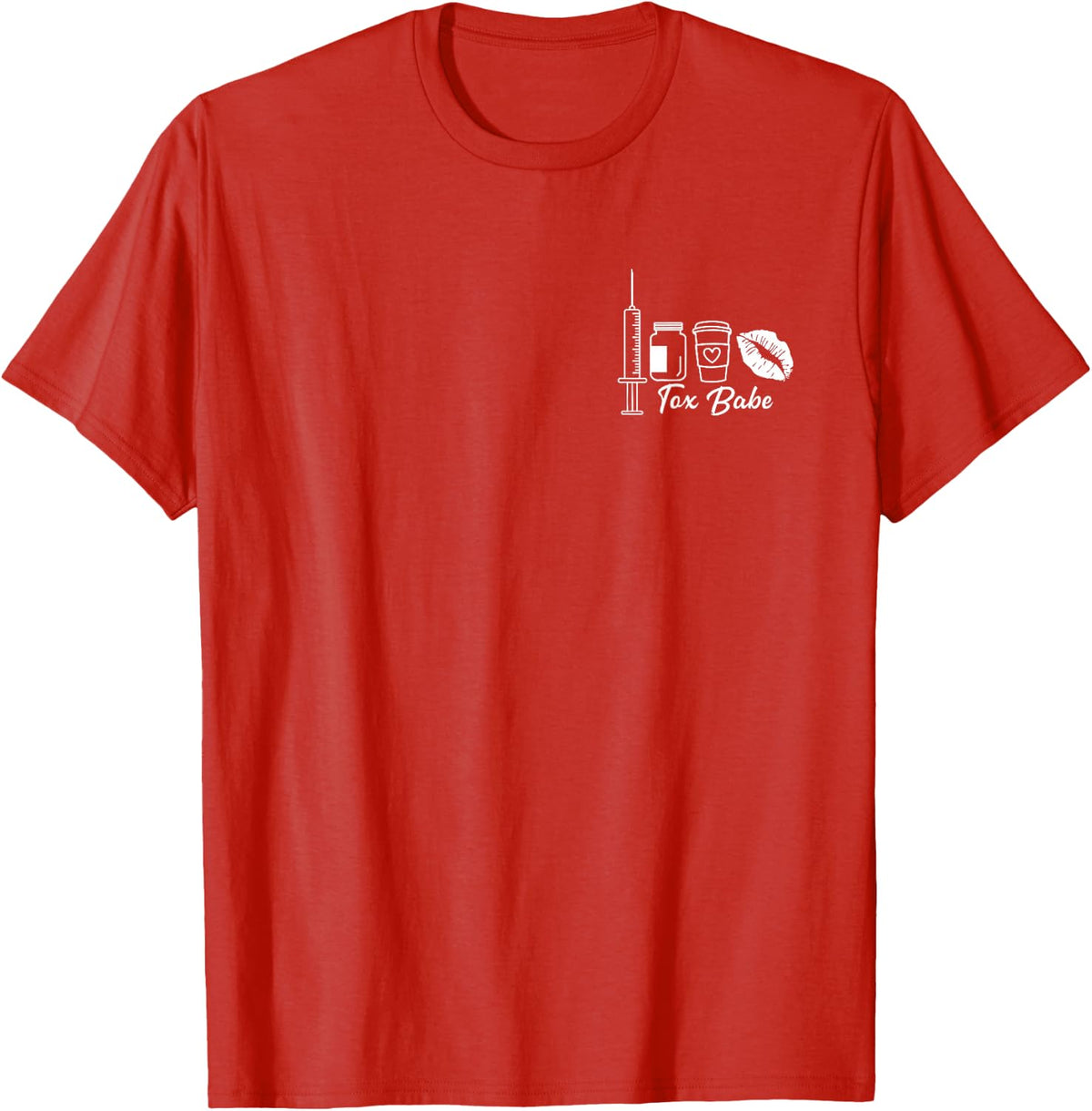 Tox Babe Aesthetic Nurse Injector T-Shirt - Red