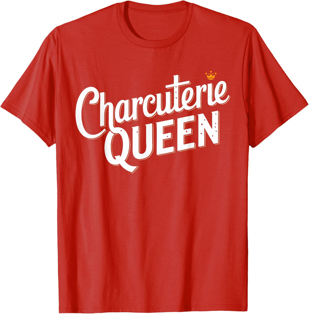 Charcuterie Board Queen Charcuterie T-Shirt - Red