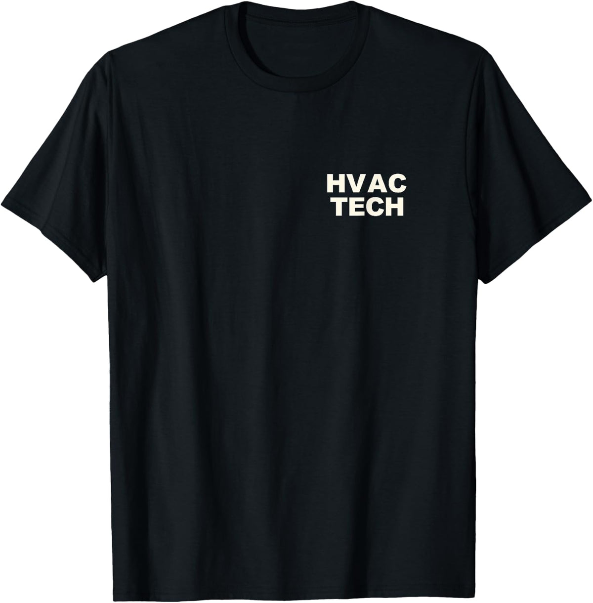 HVAC Tech Heating Cooling Service Technician T-Shirt - Black