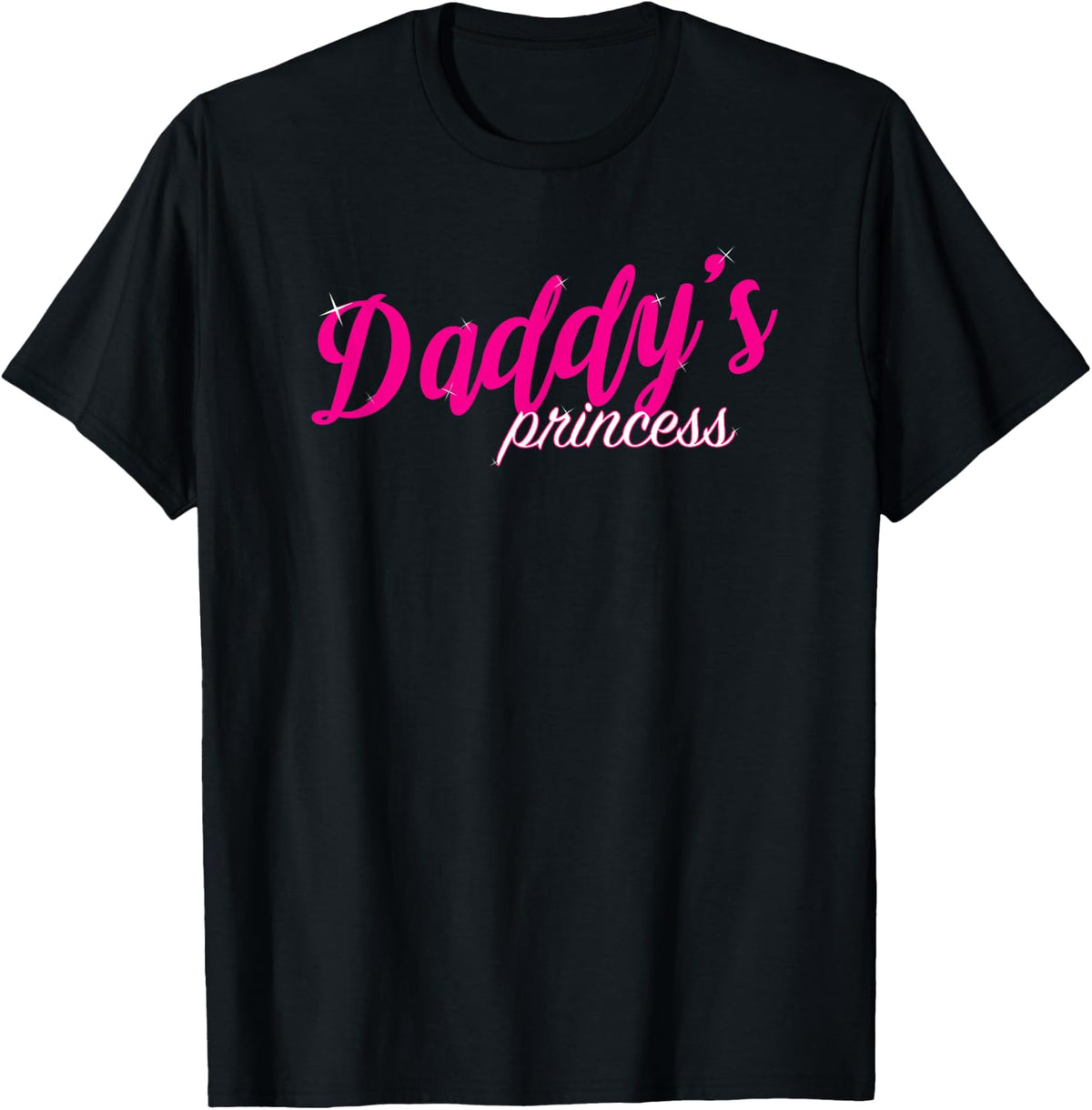 Daddy's Princess T-Shirt - DDLG Gift T-Shirt - Black