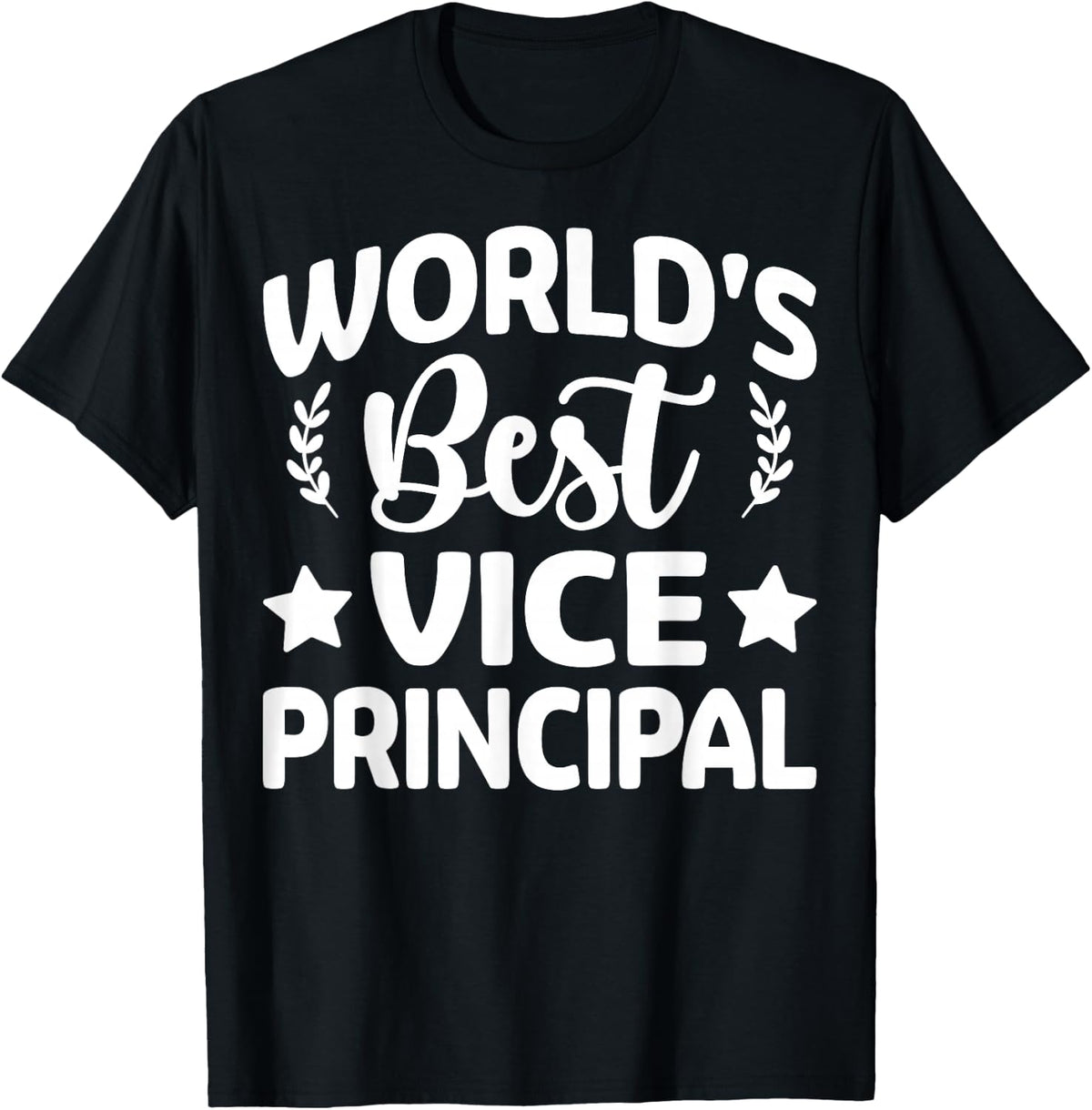 World's Best Vice Principal T-Shirt - Black