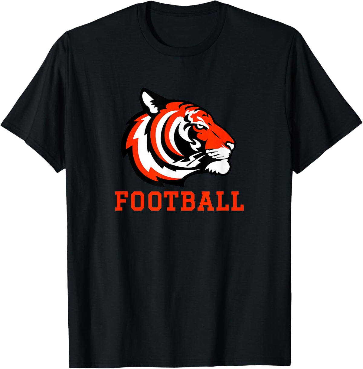 East Tigers Football T-Shirt - Black