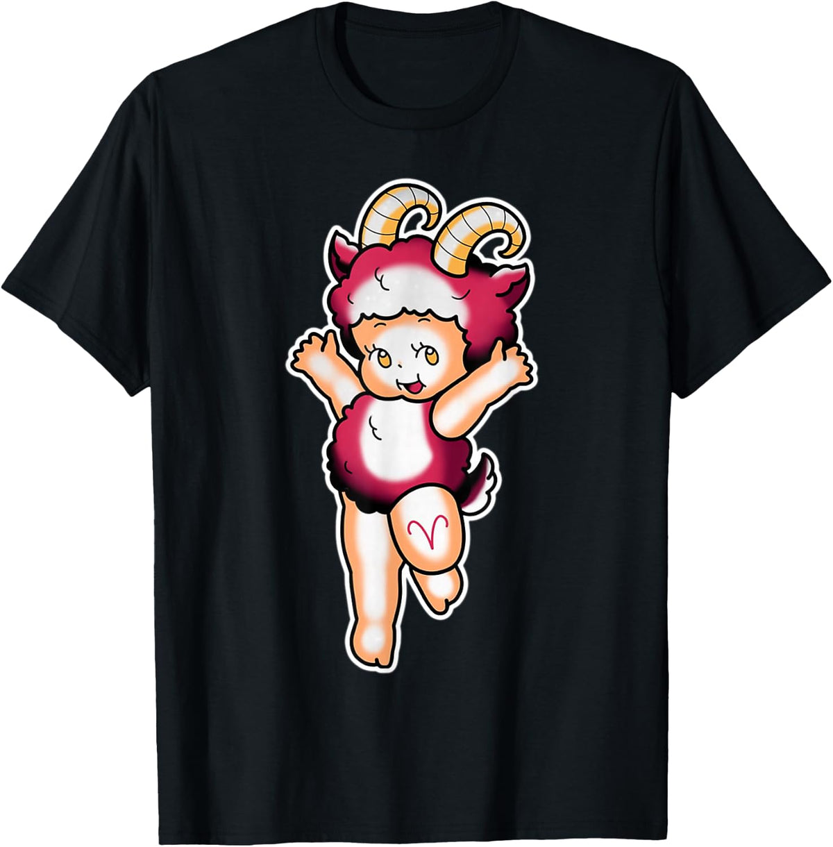 Baby Aries Ram Astrology Sign Zodiac T-Shirt - Black