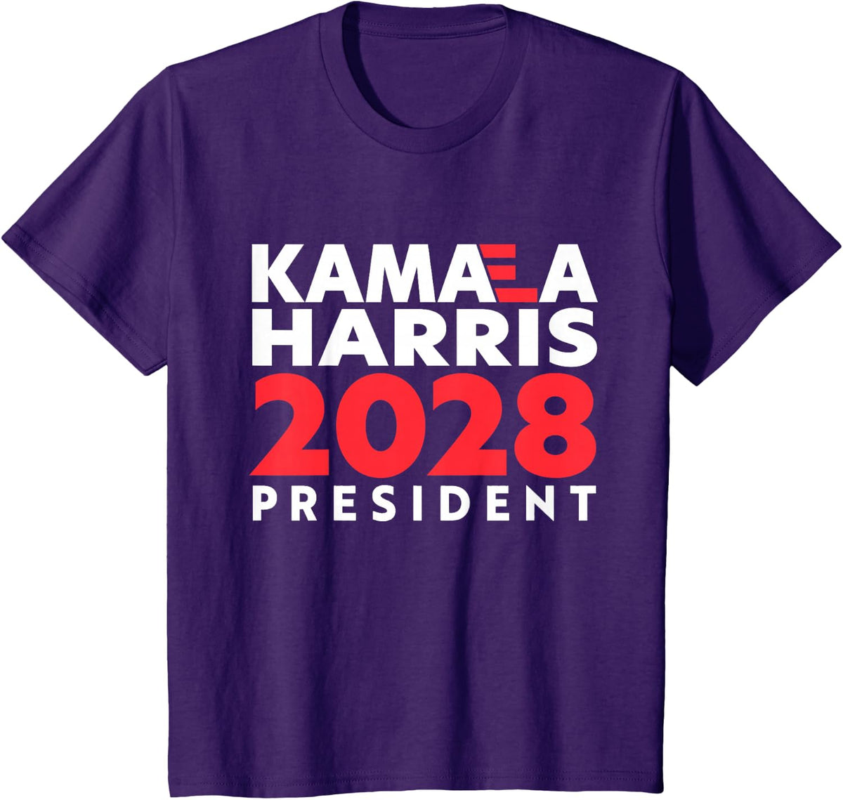 Kamala Harris 2028 President T-Shirt - Purple