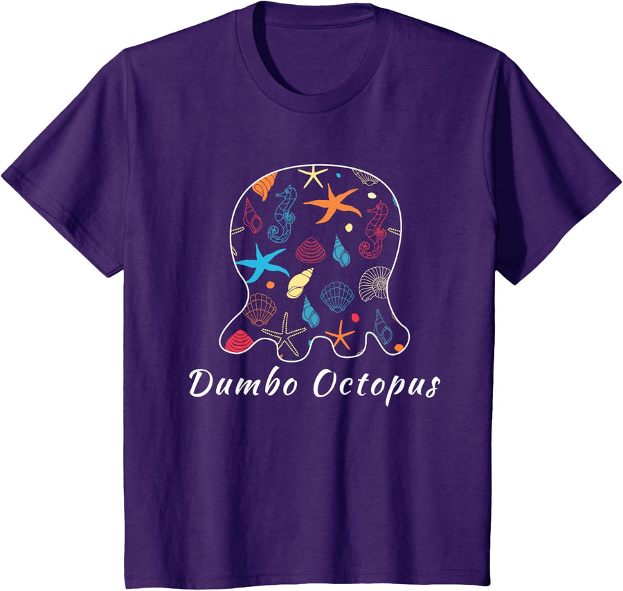Unique Octopus T-Shirt With Colorful cute Octopus Design new T-Shirt - Purple
