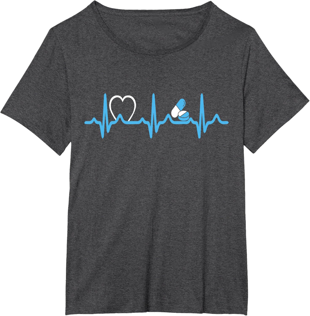 Pharmacy Technician CPHT School Pharmacist Tech Assistant T-Shirt - Dark Heather Grey