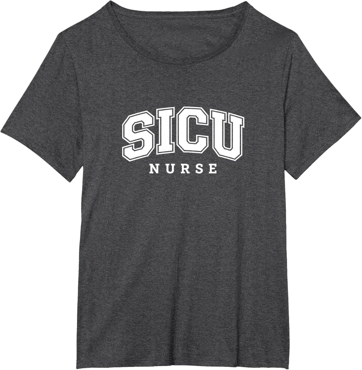 SICU Surgical Intensive Care Unit T-Shirt - Dark Heather Grey