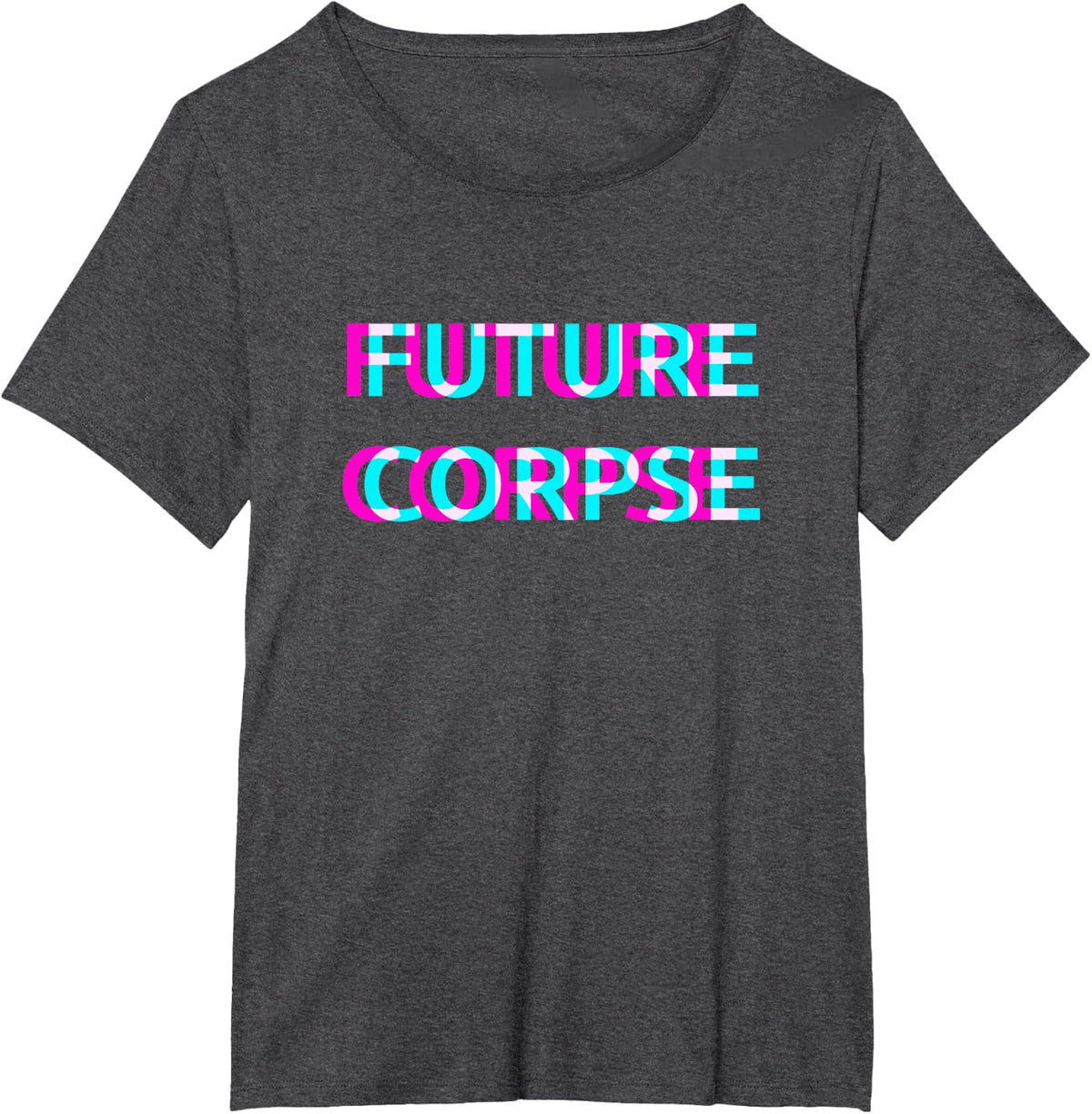 Future Corpse Coffin Goth Pastel Emo Stuff T-Shirt - Dark Heather Grey