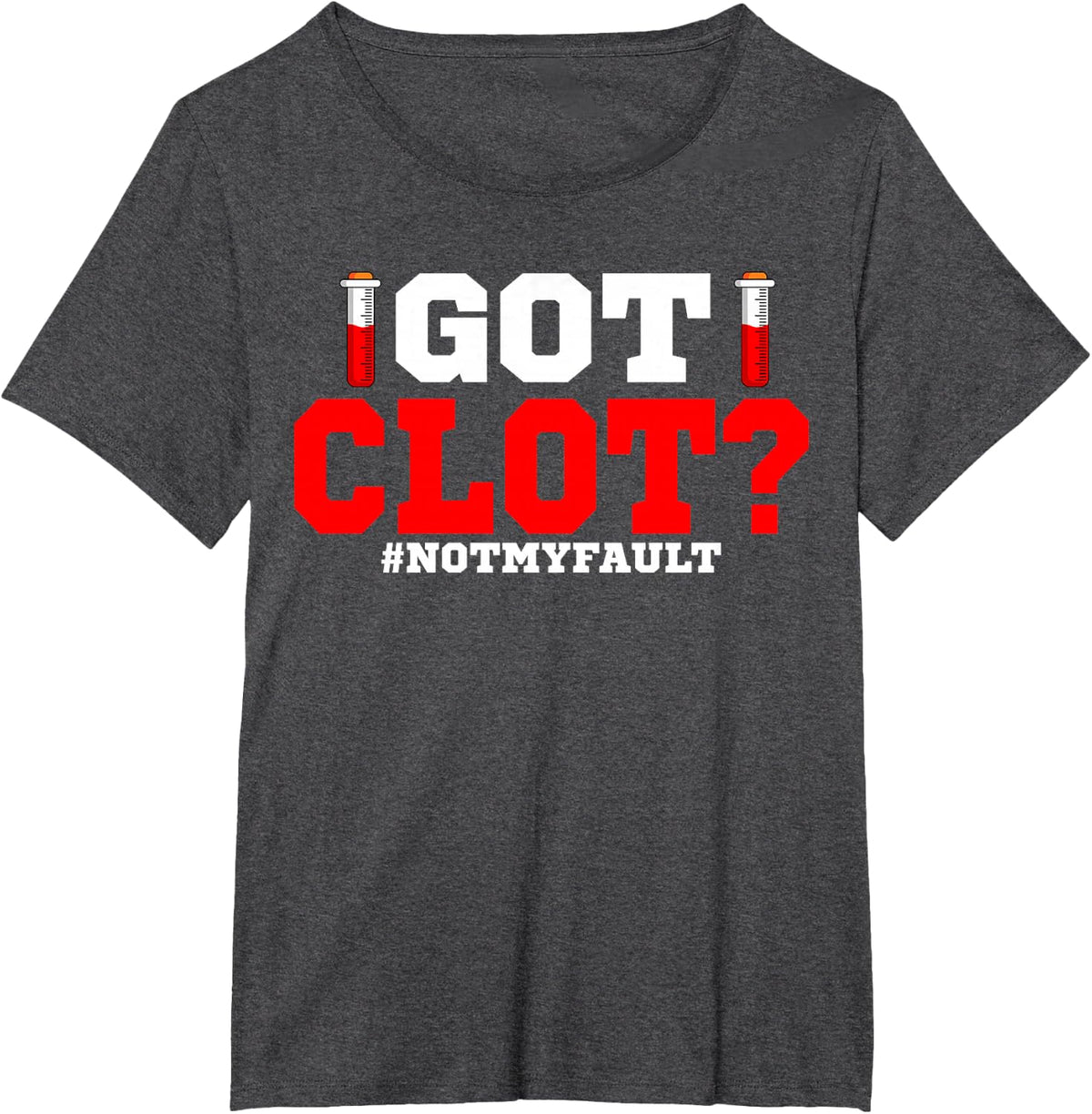 Lab Technician Clot Medical Scientists Laboratory Assistant T-Shirt - Dark Heather Grey