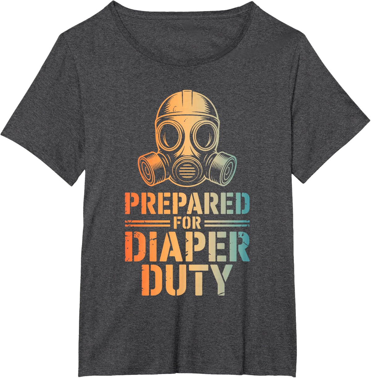 Cool New Dad Art for Men Father First Time Dad to Be T-Shirt - Dark Heather Grey