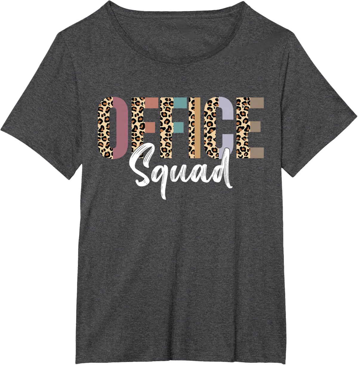 Office Squad Administrative Gifts Assistant School Secretary T-Shirt - Dark Heather Grey
