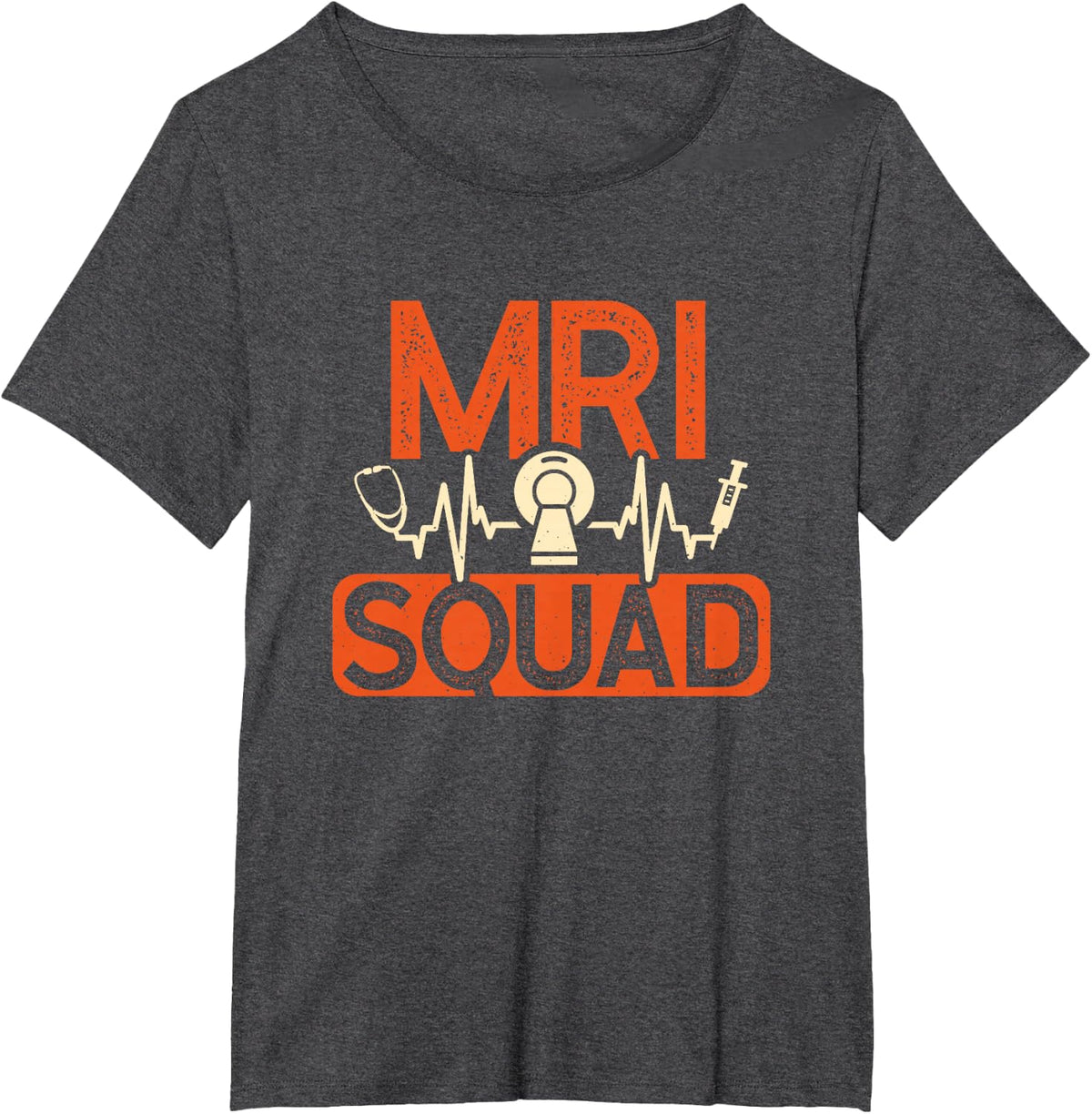 MRI Squad Radiology Tech Radiologist Rad Technologist T-Shirt - Dark Heather Grey