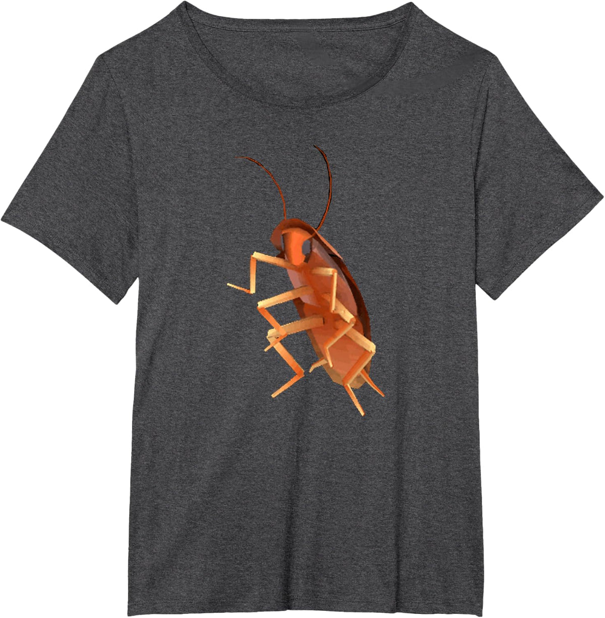 Funny Dancing Cockroach Memes T-Shirt - Dark Heather Grey