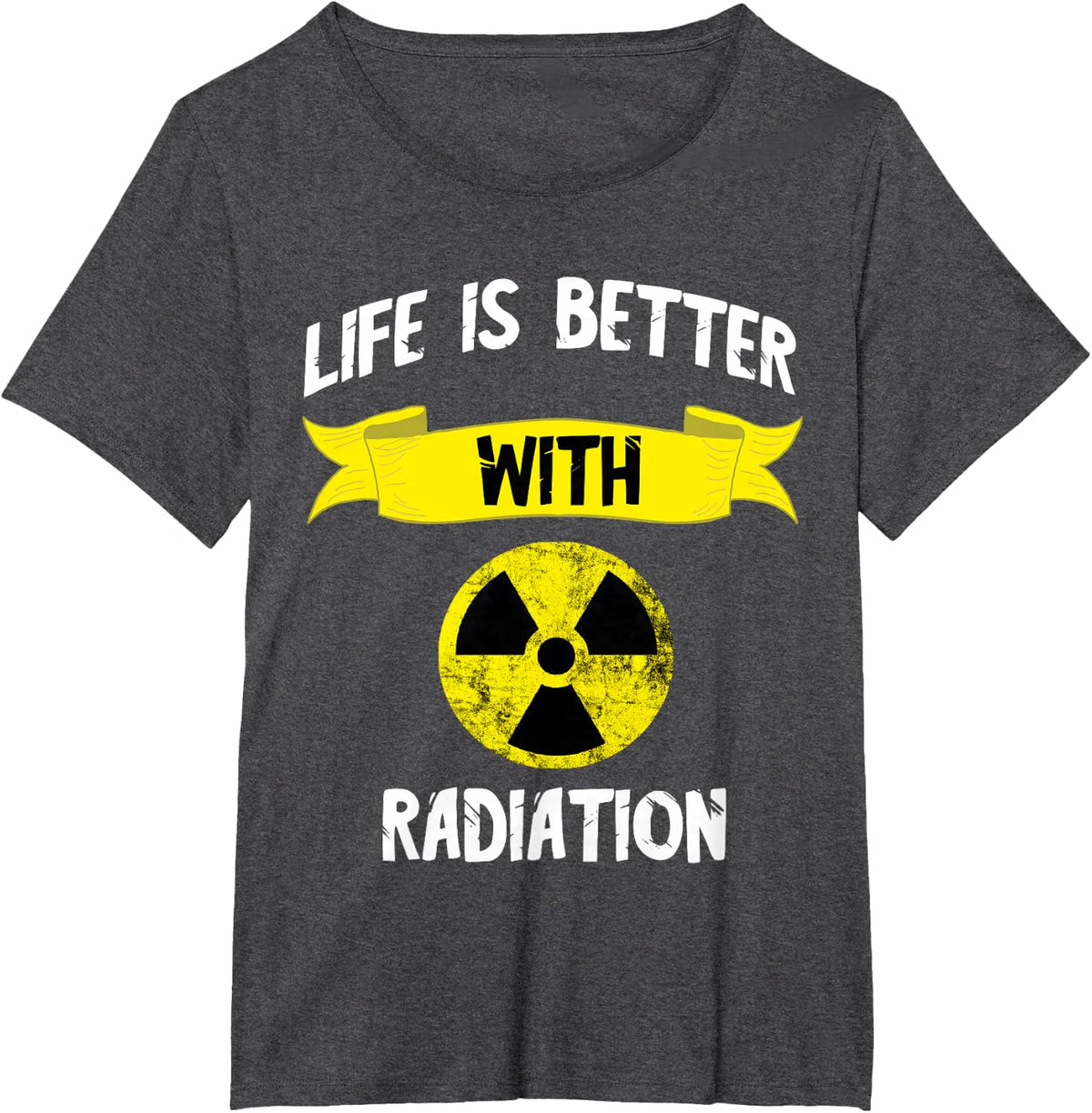 Radioactivity Radiology Nuclear Symbol X-rays T-Shirt - Dark Heather Grey