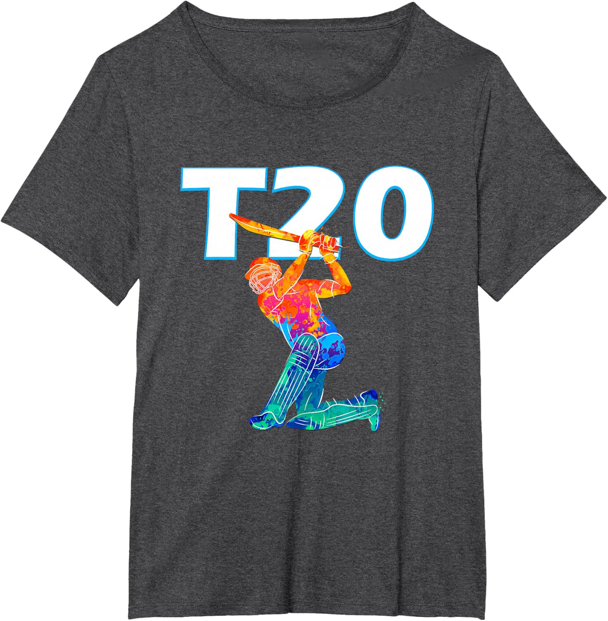 Cricket T20 Athletic Aesthetics T-Shirt - Dark Heather Grey