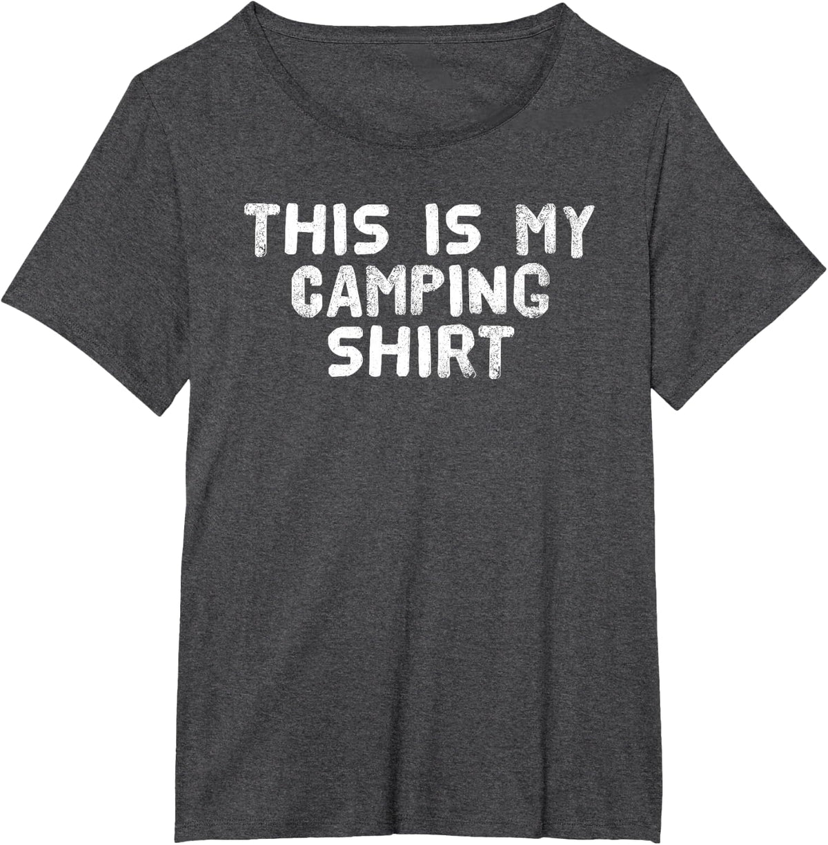 THIS IS MY CAMPING SHIRT Funny Camper Glamper Gift Idea T-Shirt - Dark Heather Grey