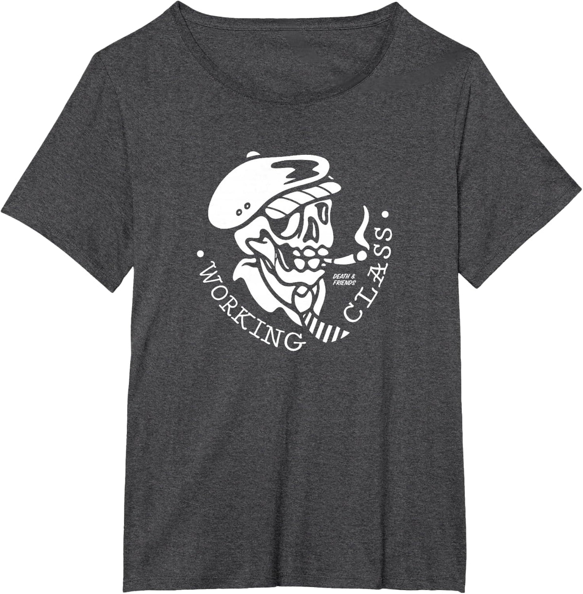Punks & Skins Ltd Working Class T-Shirt - Men's Music T-Shirt - Black - Small - Crew Neck - Short Sleeve - Classic Fit -