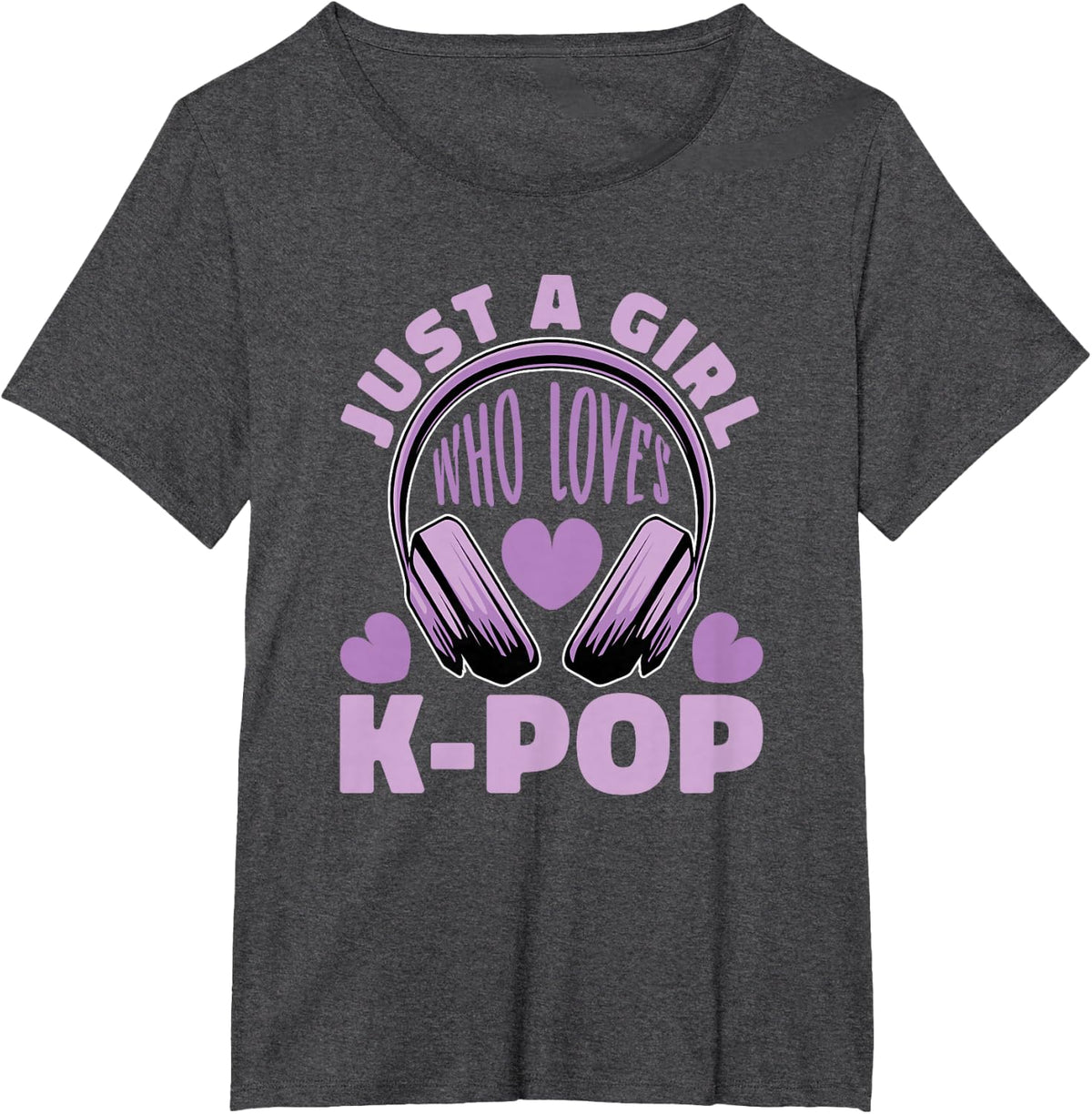 K-pop Korea Kpop K-Drama - Korean Pop Music T-Shirt - Dark Heather Grey