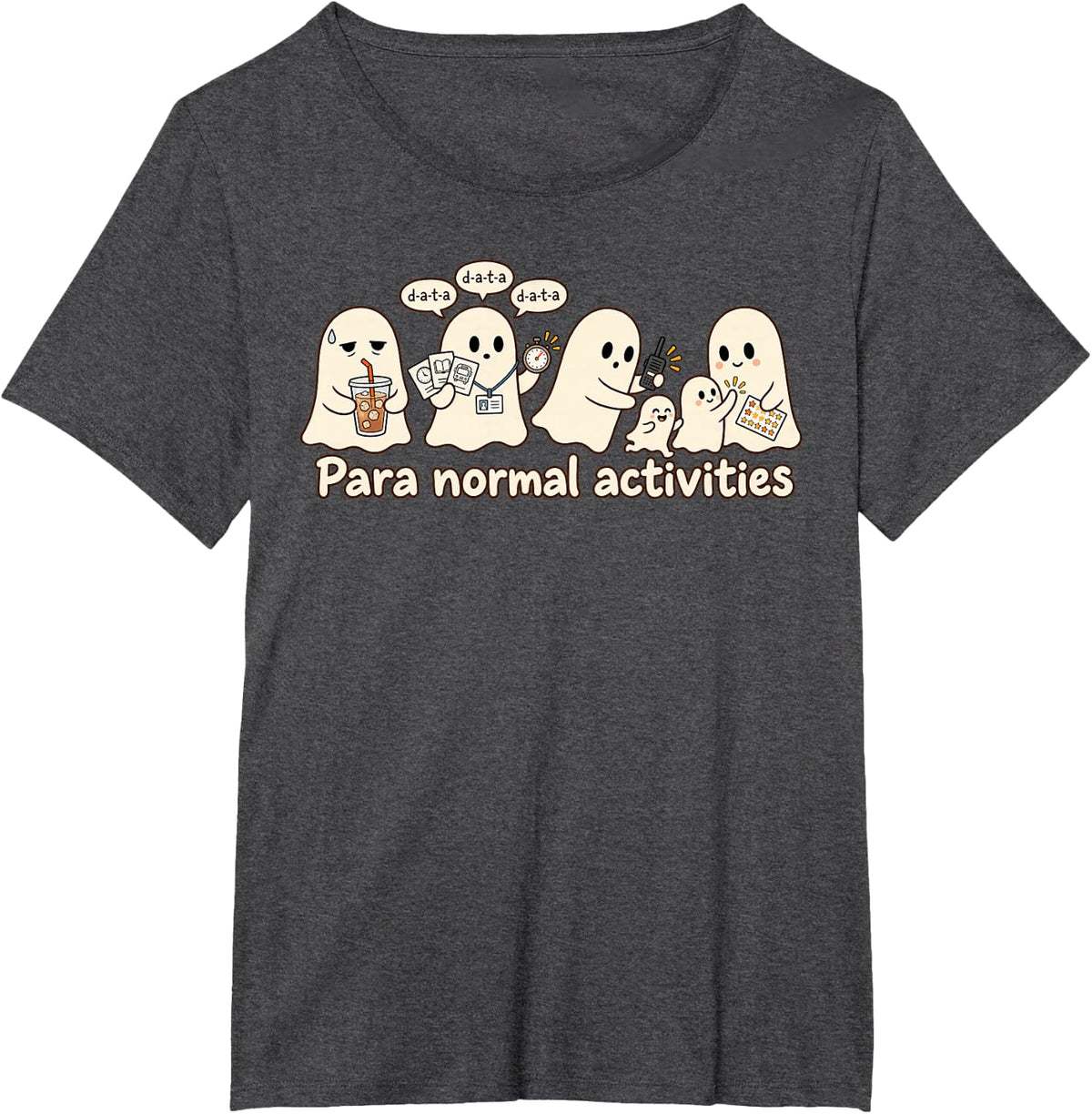 Paraprofessional Halloween Teacher, para Normal Activities T-Shirt - Dark Heather Grey