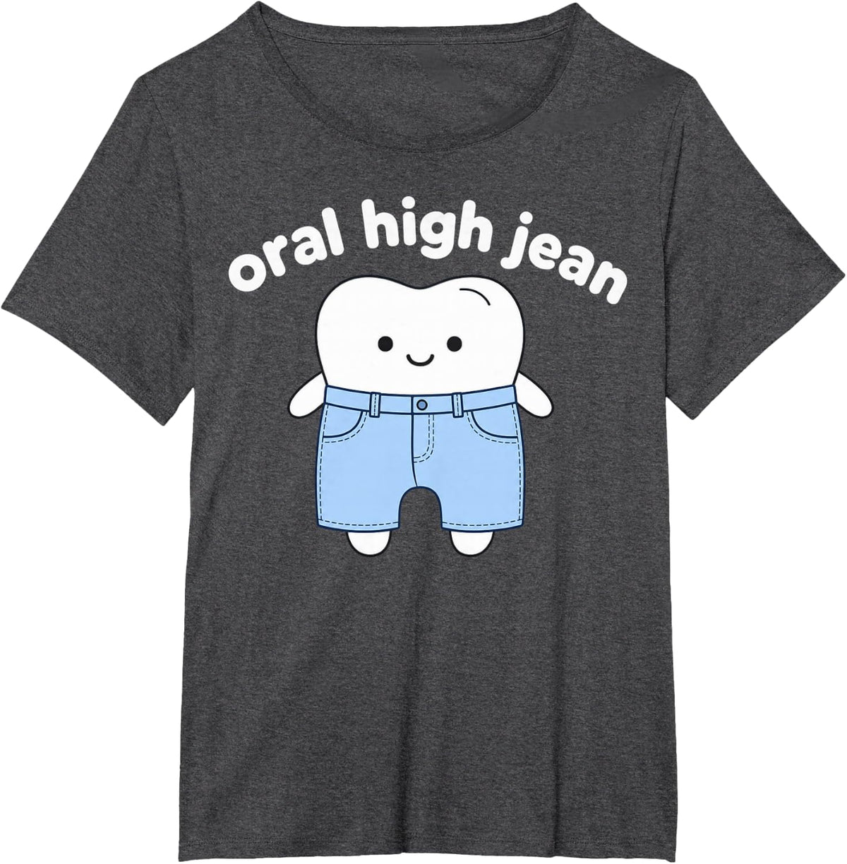 Dental Hygienist Funny Humor T-Shirt - Dark Heather Grey