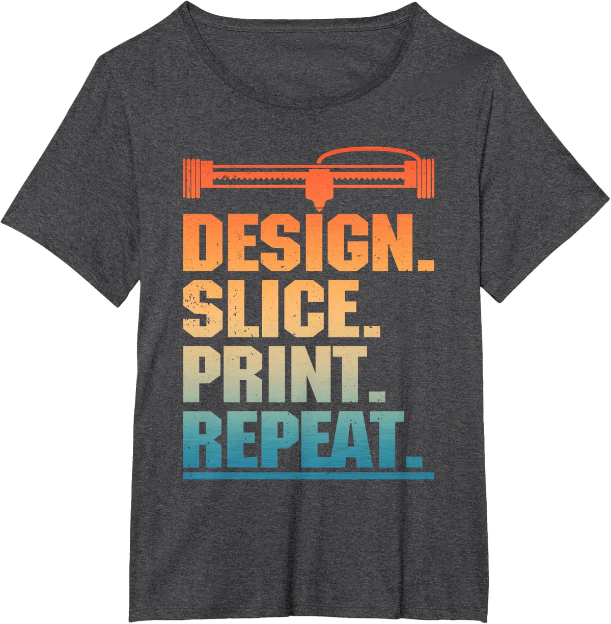 3D Printing Art for Men Women 3D Printer Lover 3D Printing T-Shirt - Dark Heather Grey