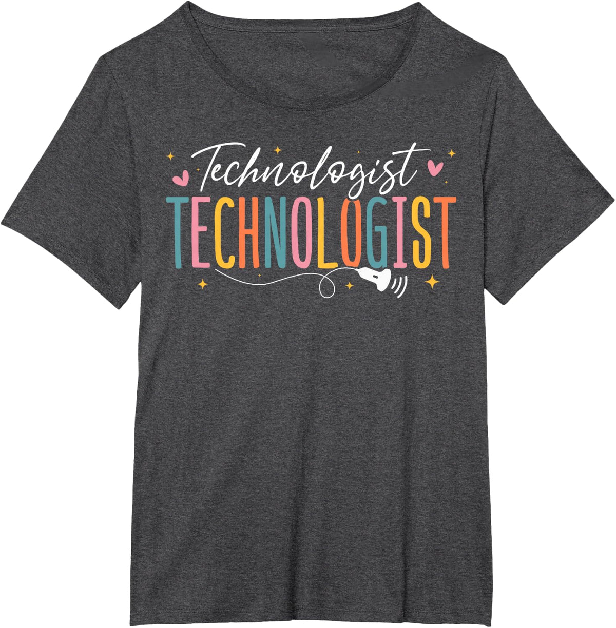 Ultrasound Technologist Sonographer Sonography Medical T-Shirt - Dark Heather Grey