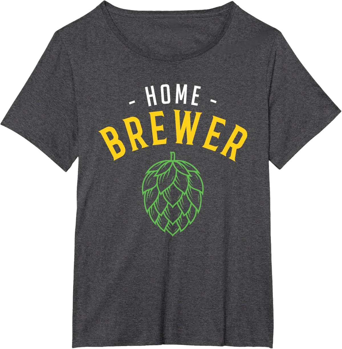 Home Brewer Design Gift For Craft Beer Loving Folks T-Shirt - Dark Heather Grey