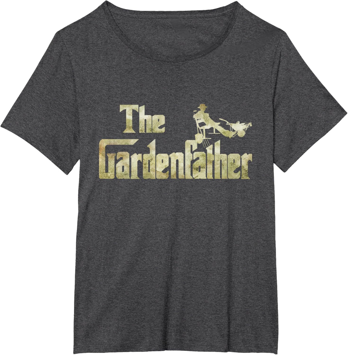 The Gardenfather Gardening Father Gift T-Shirt - Dark Heather Grey