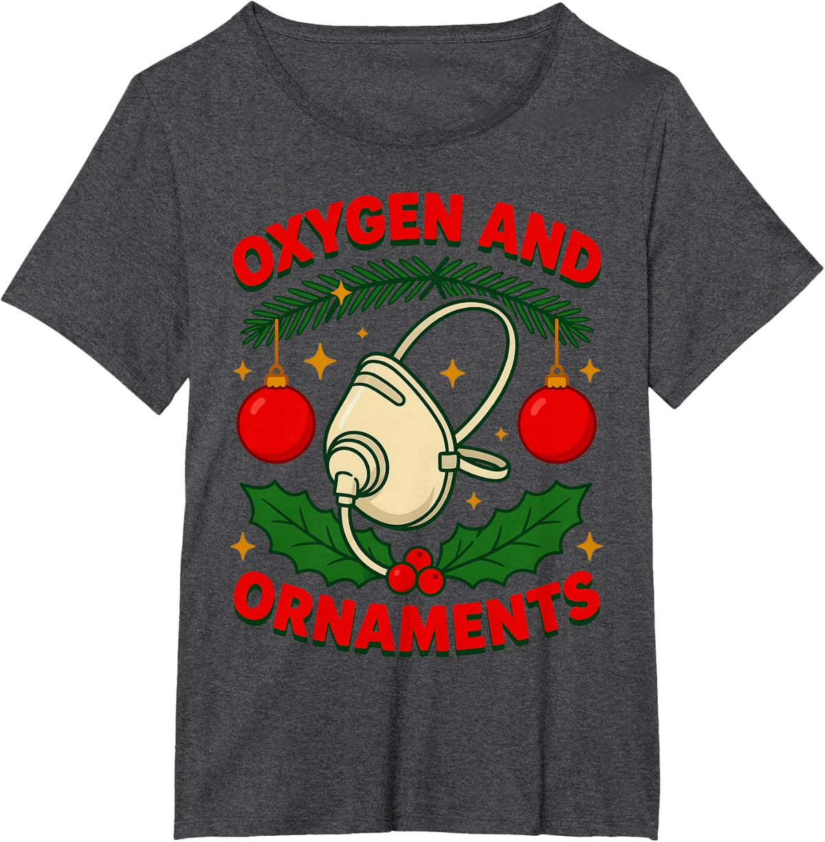 Therapist Christmas RT T-Shirt - Dark Heather Grey