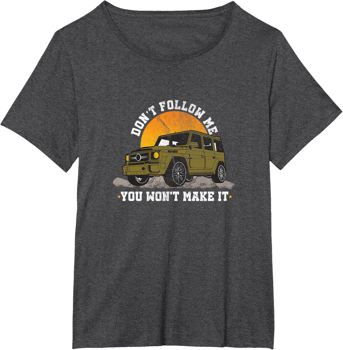 Jeep Driver Jeepaholic Off-Road Vehicle Gift T-Shirt - Dark Heather Grey