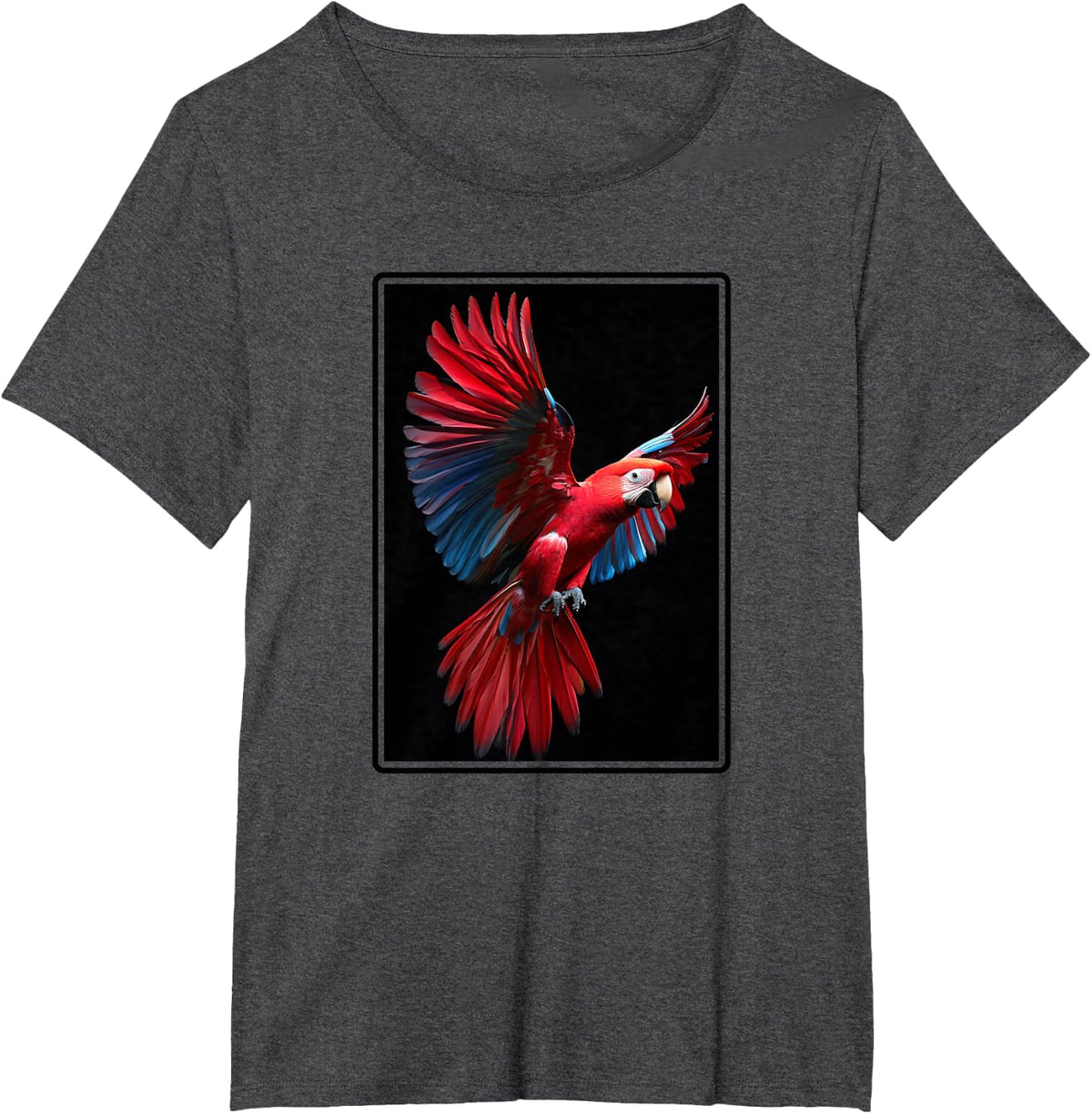 Parrots Parrot T-Shirt - Dark Heather Grey